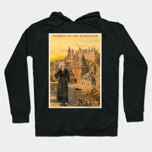 Touraine Loches France Vintage Poster 1906 Hoodie